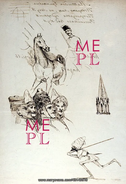 : Study of Russians Artist: Prosper Merimee : Study of Russians Artist: Prosper Merimee