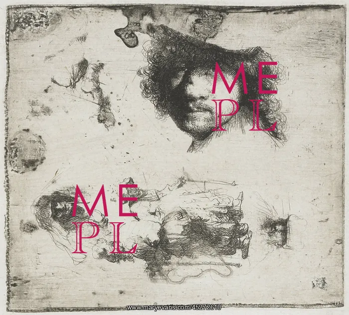 : Study Sheet: Self-portrait : Study Sheet: Self-portrait