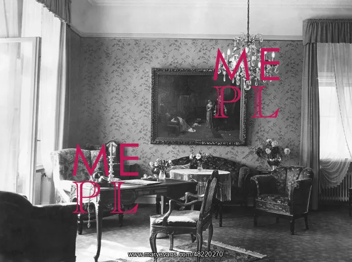: Study in the spa hotel Petersberg, 1938 : Study in the spa hotel Petersberg, 1938