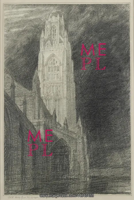 : Study for St Botolph's, Boston : Study for St Botolph's, Boston