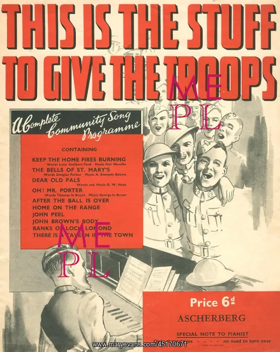 : This Is The Stuff To Give The Troops : This Is The Stuff To Give The Troops