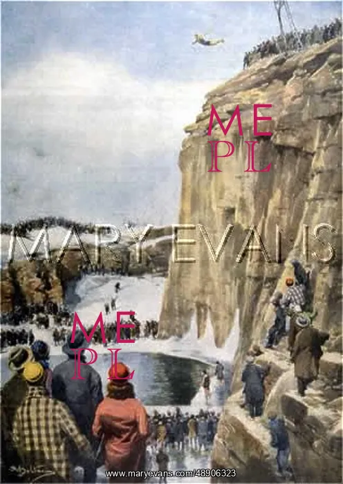 : STUNT DIVE INTO LAKE : STUNT DIVE INTO LAKE