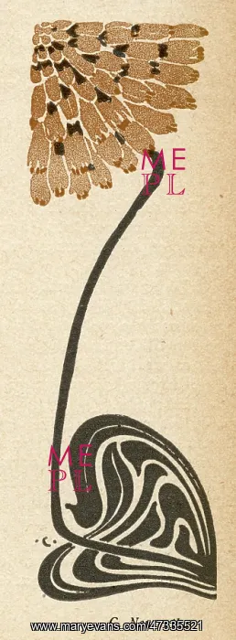  : Stylised Art Nouv Plant