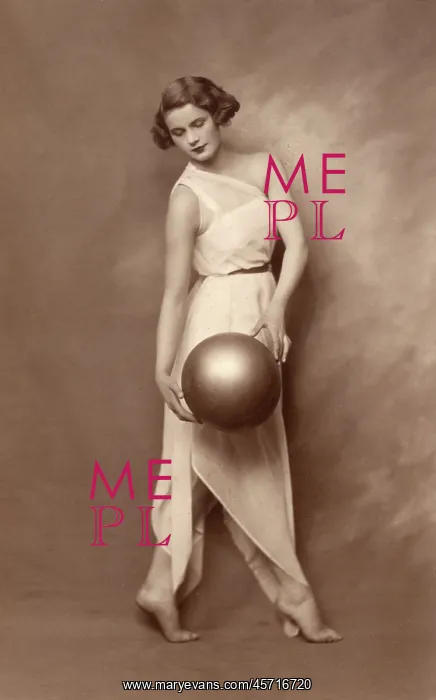 : Stylish girl posing with ball : Stylish girl posing with ball
