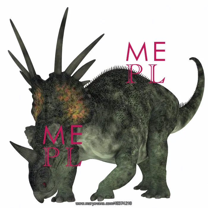 : Styracosaurus, a herbivorous ceratopsian dinosaur : Styracosaurus, a herbivorous ceratopsian dinosaur