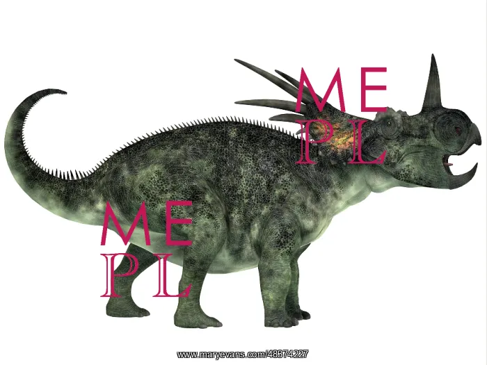 : Styracosaurus, a herbivorous ceratopsian dinosaur : Styracosaurus, a herbivorous ceratopsian dinosaur