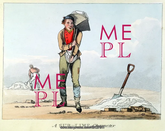 : A Sub-Lime Character. Building labourer carrying : A Sub-Lime Character. Building labourer carrying