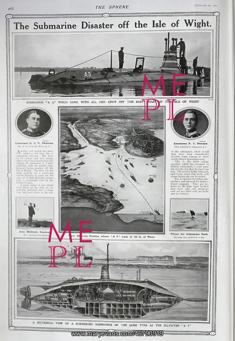 : Submarine disaster off the Isle of Wight : Submarine disaster off the Isle of Wight