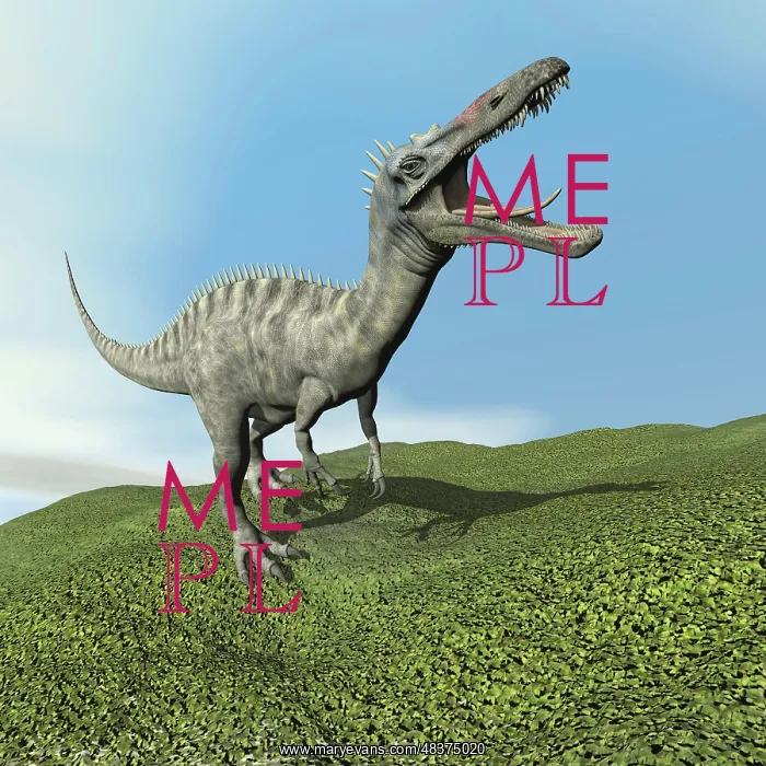 : Suchomimus dinosaur roaring : Suchomimus dinosaur roaring