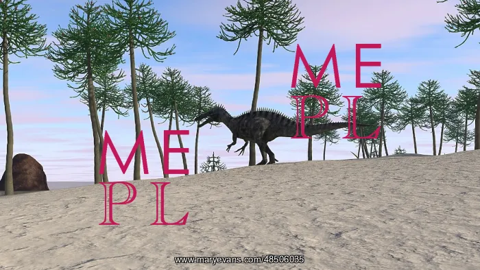 : Suchomimus in a prehistoric environment : Suchomimus in a prehistoric environment