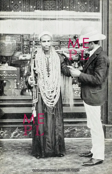: Sudanese curio seller : Sudanese curio seller