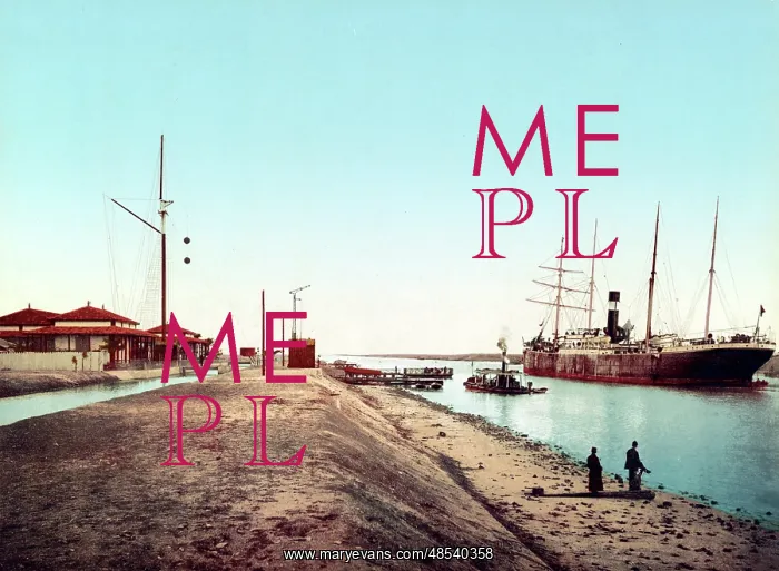 : Suez Canal, El Kantara, 1905 : Suez Canal, El Kantara, 1905