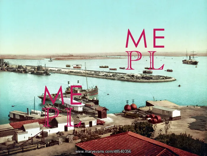 : Suez Canal, Red Sea, 1905 : Suez Canal, Red Sea, 1905