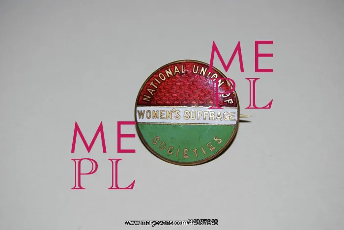: Suffrage Badge N.U.W.S.S : Suffrage Badge N.U.W.S.S