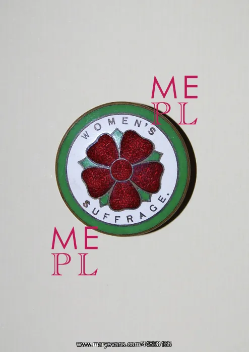 : Suffrage Badge N.U.W.S.S : Suffrage Badge N.U.W.S.S