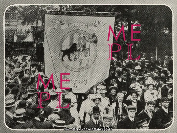 : Suffrage Demonstration Women's Freedom League 1908 : Suffrage Demonstration Women's Freedom League 1908