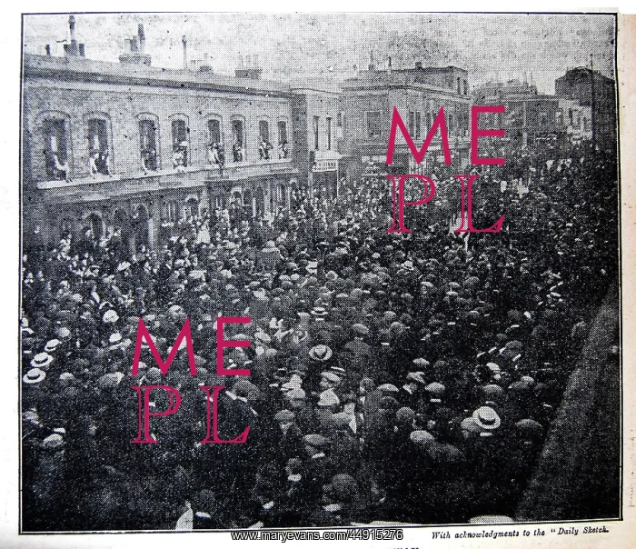 : Suffrage March Bow to HoC Sylvia Pankhurst : Suffrage March Bow to HoC Sylvia Pankhurst