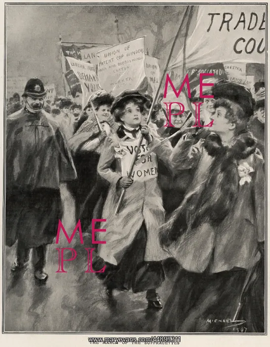 : Suffrage Mud March N.U.W.S.S : Suffrage Mud March N.U.W.S.S