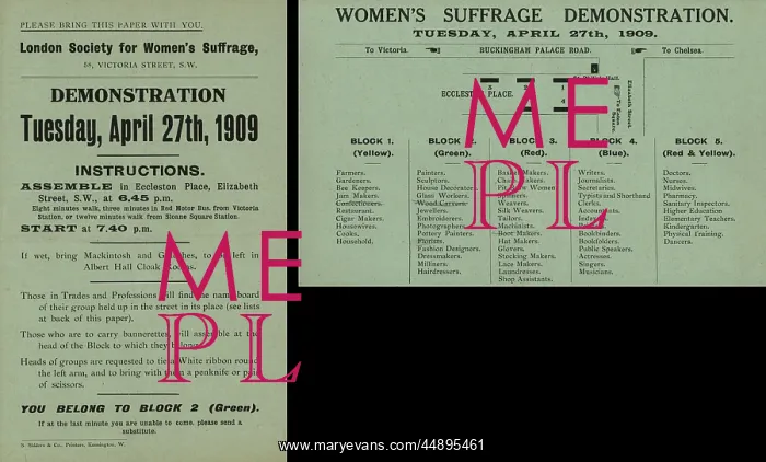 : Suffrage Pageant Women's Trades & Professions : Suffrage Pageant Women's Trades & Professions