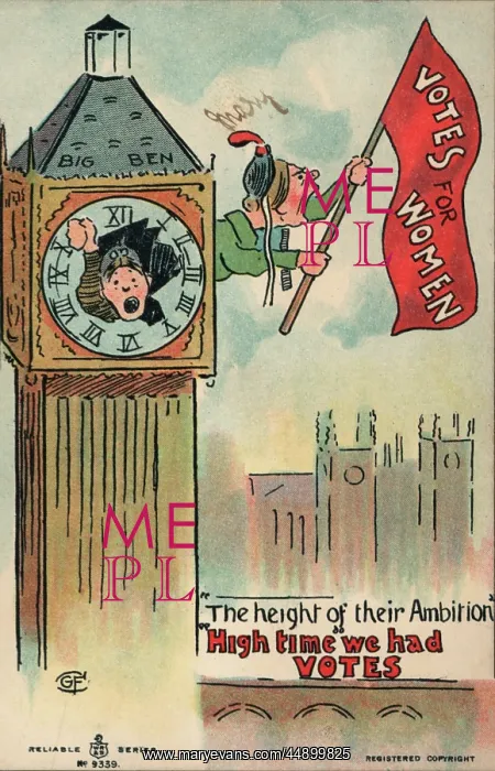 : Suffragette Big Ben Votes for Women : Suffragette Big Ben Votes for Women