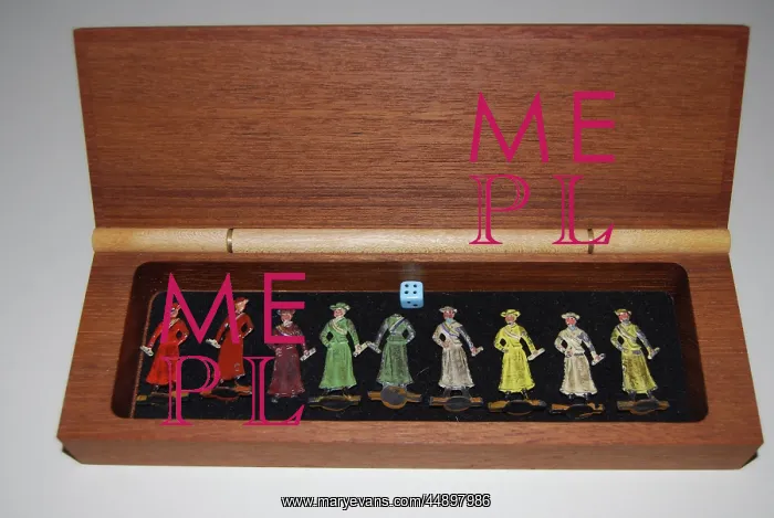 : Suffragette Board Game PANK-A-SQUITH : Suffragette Board Game PANK-A-SQUITH
