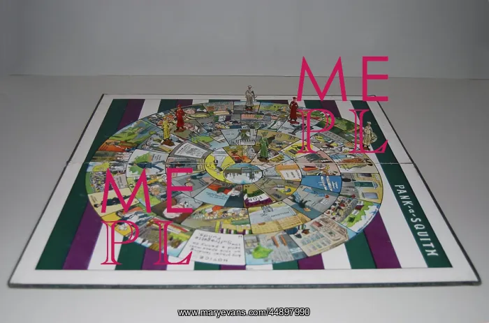 : Suffragette Board Game PANK-A-SQUITH : Suffragette Board Game PANK-A-SQUITH