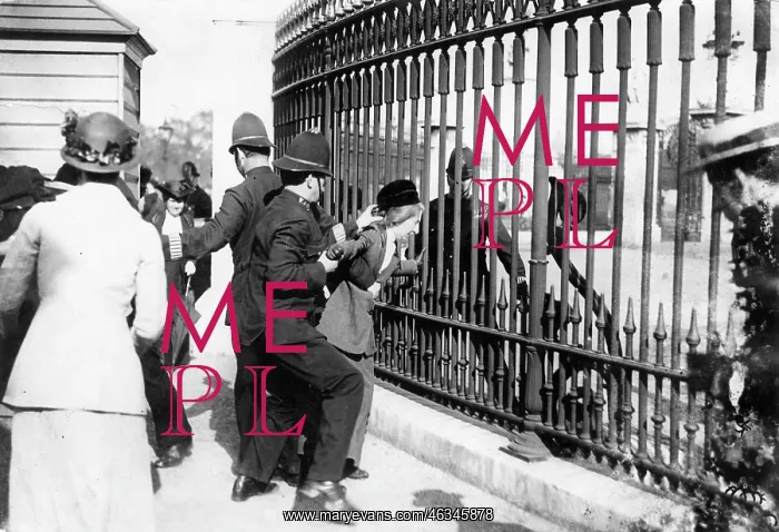 : SUFFRAGETTE AT BUCKINGHAM PALACE : SUFFRAGETTE AT BUCKINGHAM PALACE
