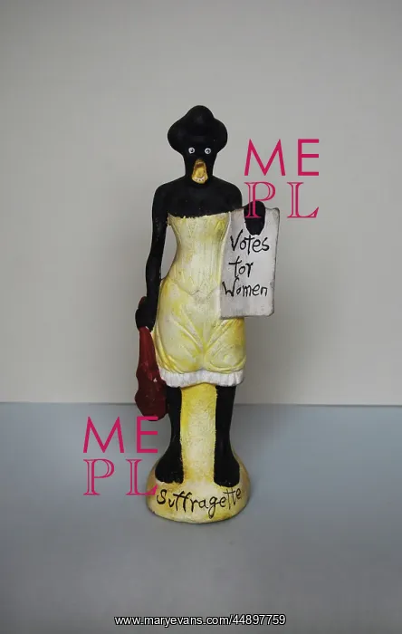 : Suffragette Ceramic Black Woman : Suffragette Ceramic Black Woman