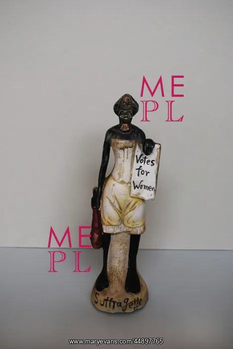 : Suffragette Ceramic Black Woman : Suffragette Ceramic Black Woman