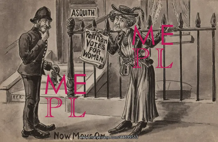 : Suffragette Chained to Railings Petition : Suffragette Chained to Railings Petition