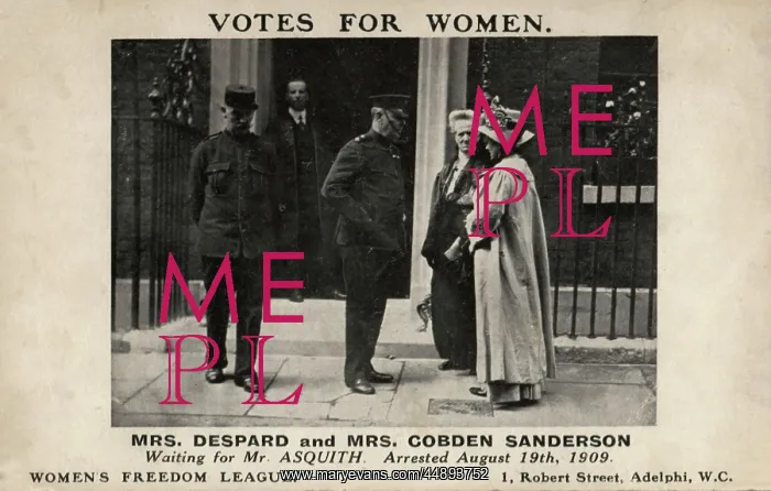 : Suffragette Charlotte Despard Arrested 1909 : Suffragette Charlotte Despard Arrested 1909