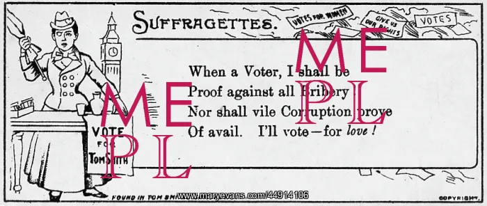 : Suffragette Christmas Cracker : Suffragette Christmas Cracker