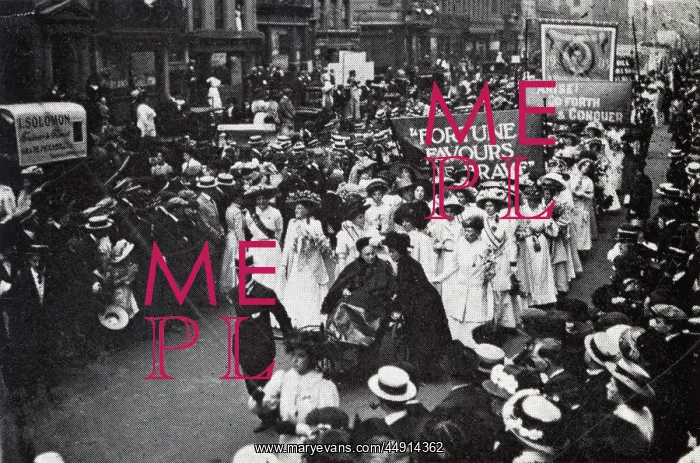 : Suffragette Demonstration Rally Hyde Park : Suffragette Demonstration Rally Hyde Park