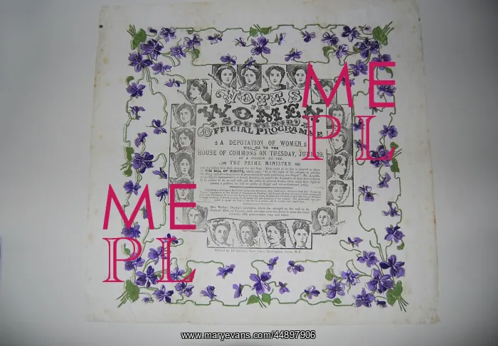 : Suffragette Deputation June 1909 Programme : Suffragette Deputation June 1909 Programme