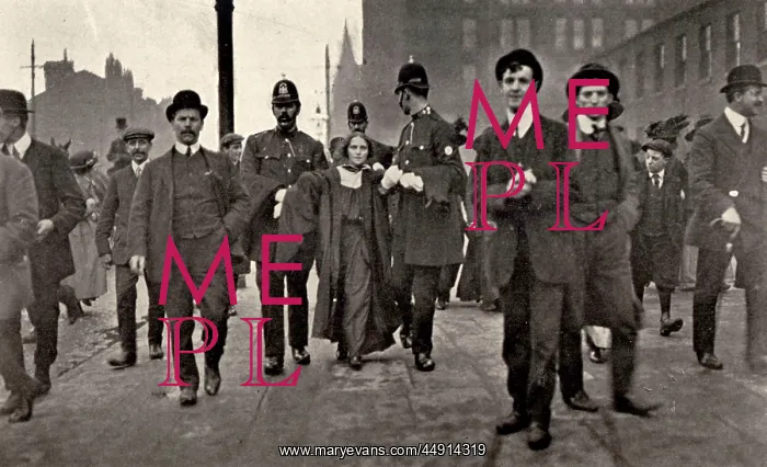 : Suffragette Dora Marsden Arrested : Suffragette Dora Marsden Arrested