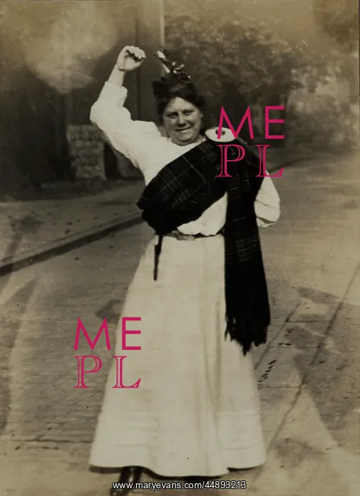 : Suffragette Flora Drummond Tartan : Suffragette Flora Drummond Tartan