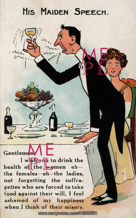 : Suffragette Force Feeding Maiden Speech : Suffragette Force Feeding Maiden Speech