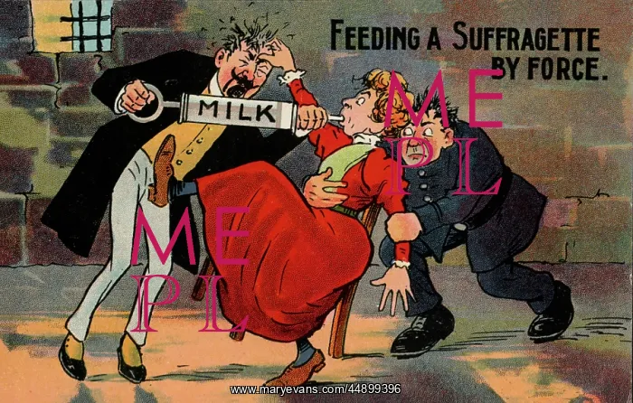: Suffragette, Force Feeding Milk : Suffragette, Force Feeding Milk
