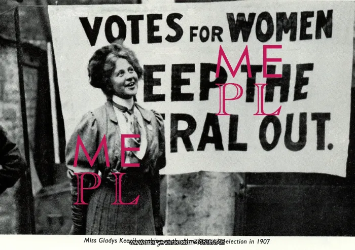 : Suffragette Gladice Keevil Manchester : Suffragette Gladice Keevil Manchester