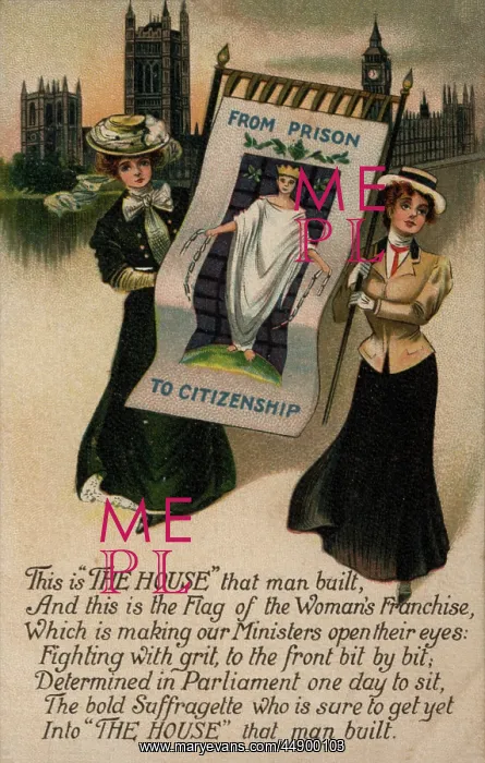 : Suffragette, The House That Man Built Banner : Suffragette, The House That Man Built Banner