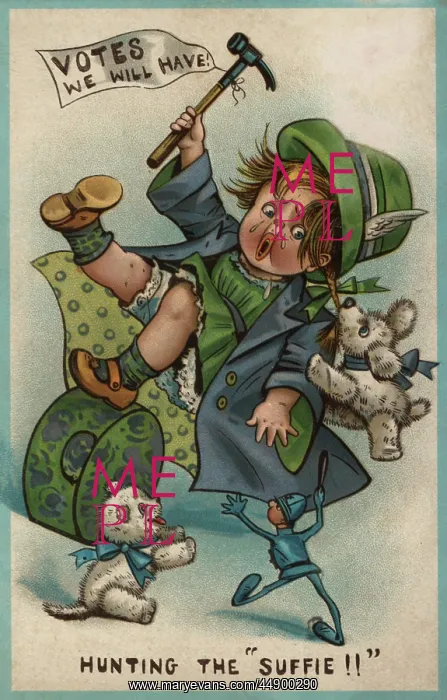 : Suffragette Hunting the Suffie : Suffragette Hunting the Suffie