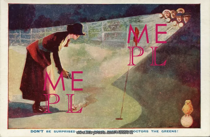 : Suffragette Militant Attack on Golf Course : Suffragette Militant Attack on Golf Course