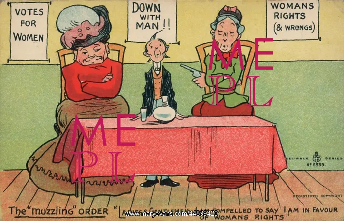 : Suffragette, the Muzzling Order : Suffragette, the Muzzling Order