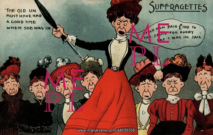 : Suffragette Old Man Paid to the Cause : Suffragette Old Man Paid to the Cause
