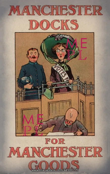: Suffragette Pankhurst Manchester Docks : Suffragette Pankhurst Manchester Docks