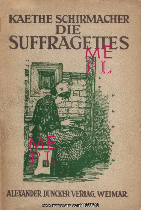 : Suffragette in Prison Cell : Suffragette in Prison Cell