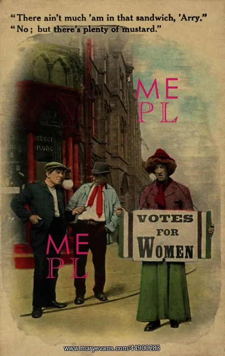 : Suffragette Sandwich Board Mustard : Suffragette Sandwich Board Mustard