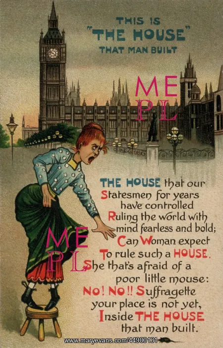 : Suffragette Scared by Mouse : Suffragette Scared by Mouse