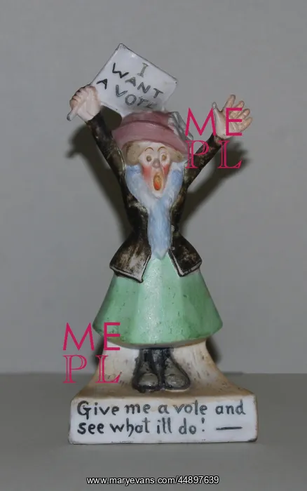 : Suffragette Give Me a Vote Ceramic : Suffragette Give Me a Vote Ceramic