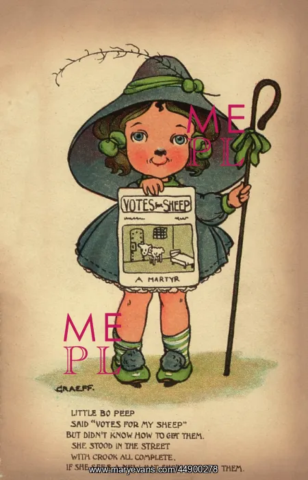 : Suffragette Votes for Sheep Martyr : Suffragette Votes for Sheep Martyr